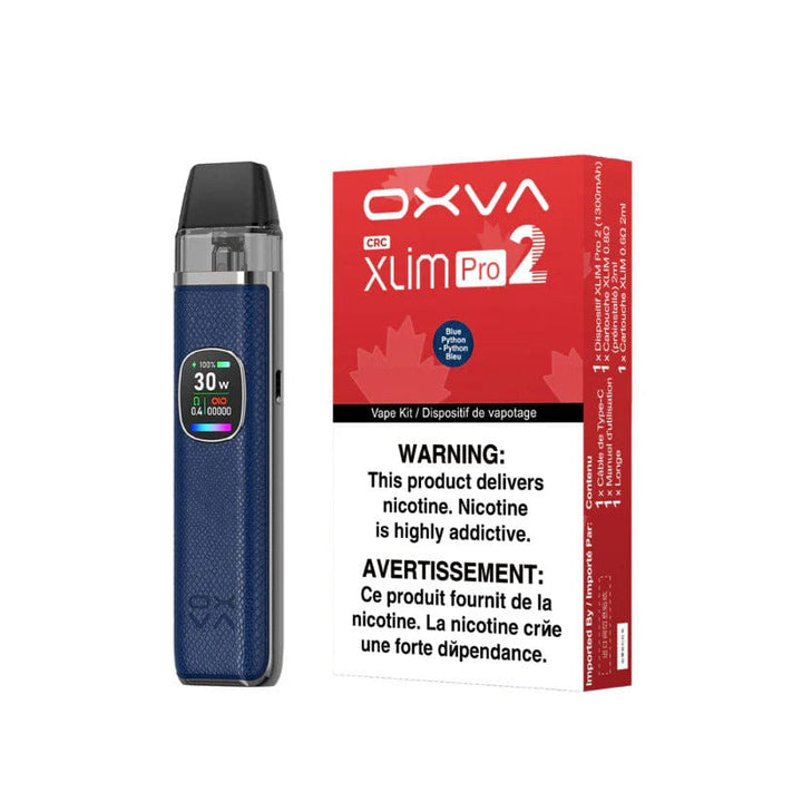 OXVA - Xlim Pro 2 Kit Blue Python Steinbach Vape SuperStore and Bong Shop Manitoba Canada