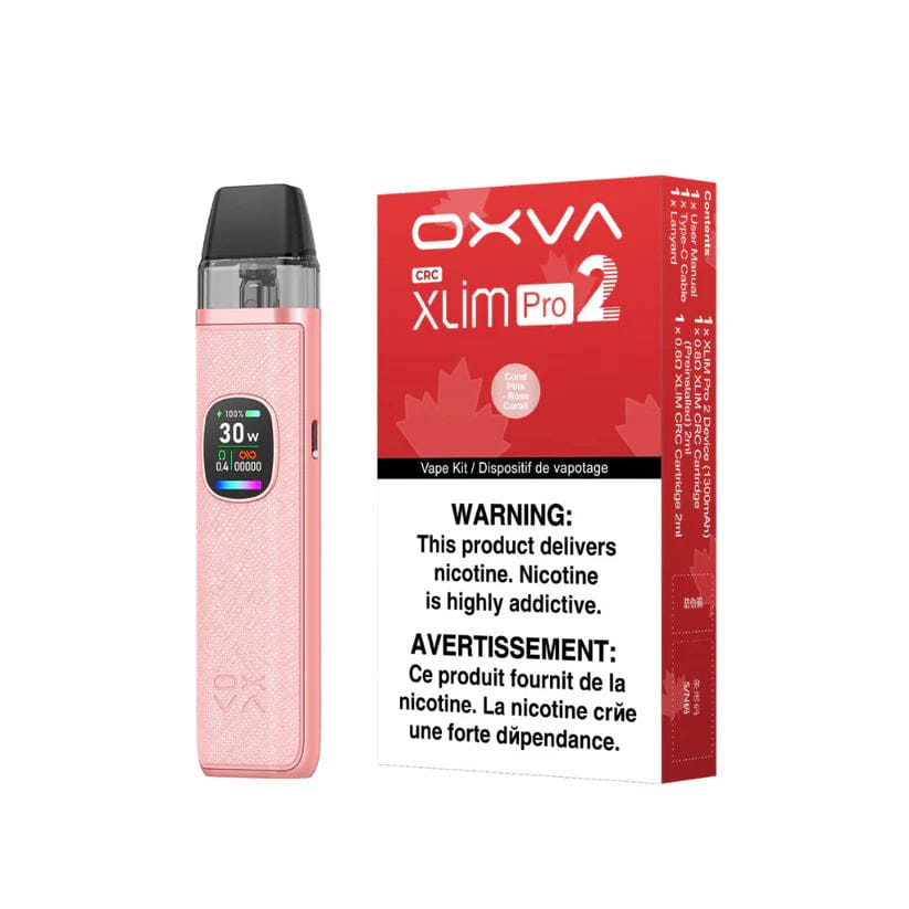 OXVA - Xlim Pro 2 Kit Coral Pink Steinbach Vape SuperStore and Bong Shop Manitoba Canada