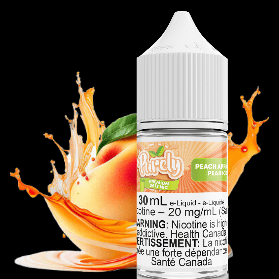 Peach Apricot Pear Ice Salt Nic by Purely E-Liquid 30ml / 12mg Steinbach Vape SuperStore and Bong Shop Manitoba Canada