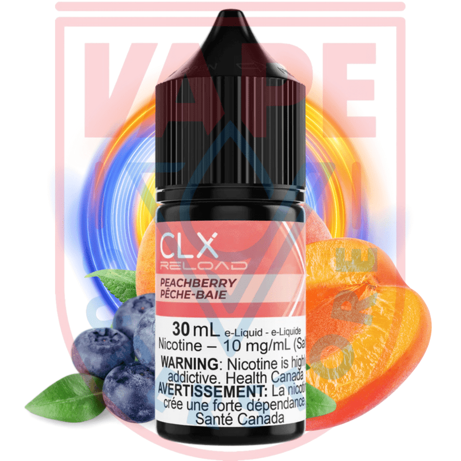 Peach Berry Salt by CLX Reload E-Liquid Steinbach Vape SuperStore and Bong Shop Manitoba Canada