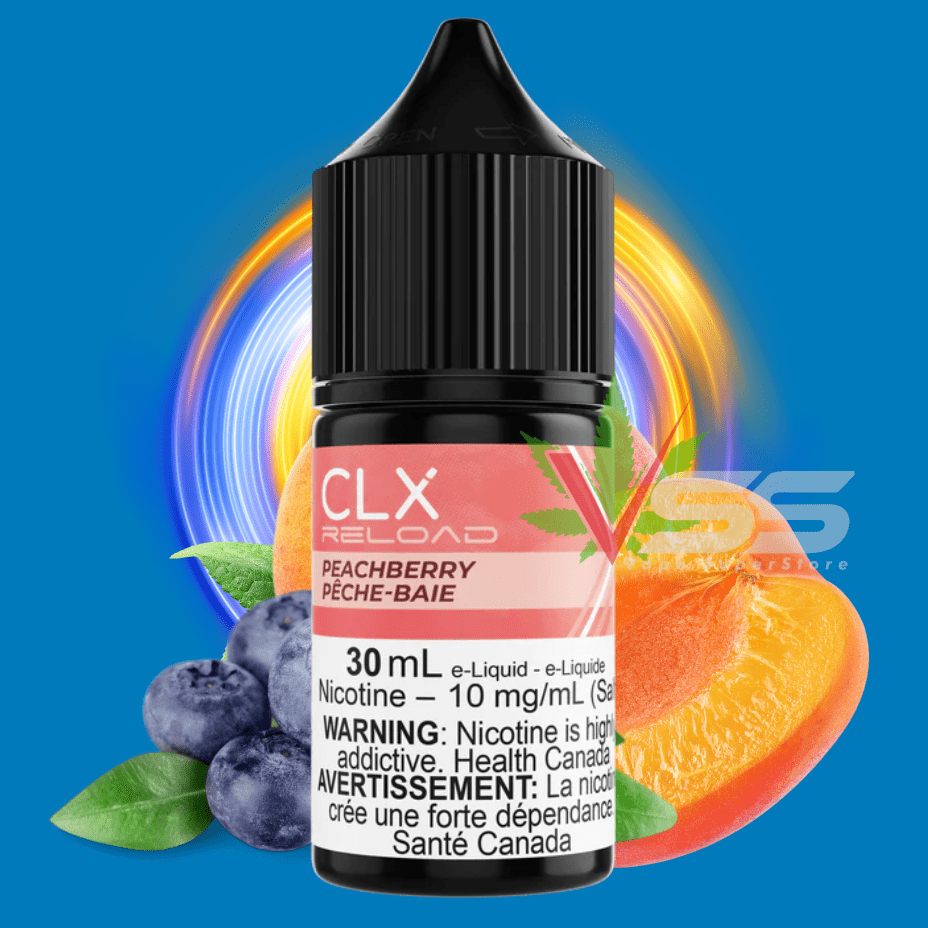 Peach Berry Salt by CLX Reload E-Liquid Steinbach Vape SuperStore and Bong Shop Manitoba Canada