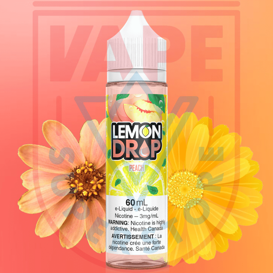 Peach by Lemon Drop E-Liquid Steinbach Vape SuperStore and Bong Shop Manitoba Canada