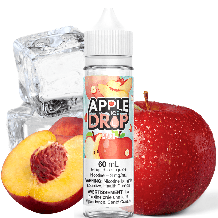 Peach Ice by Apple Drop E-Liquid 3mg / 60ml Steinbach Vape SuperStore and Bong Shop Manitoba Canada