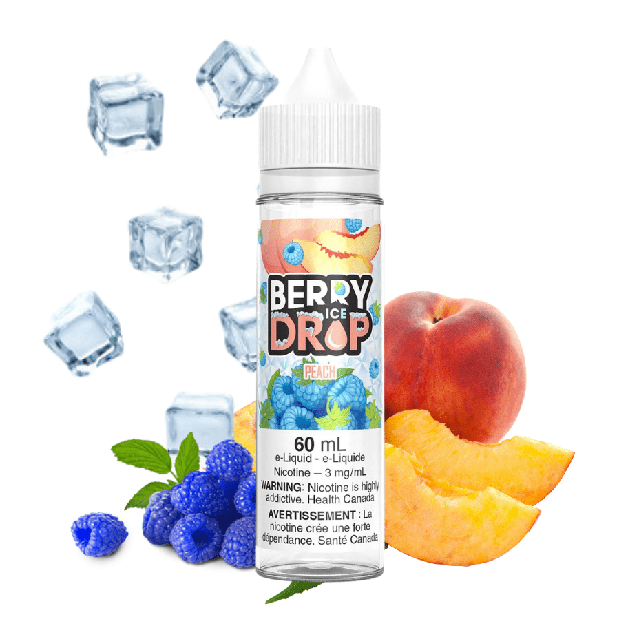 Peach Ice by Berry Drop E-Liquid Steinbach Vape SuperStore and Bong Shop Manitoba Canada