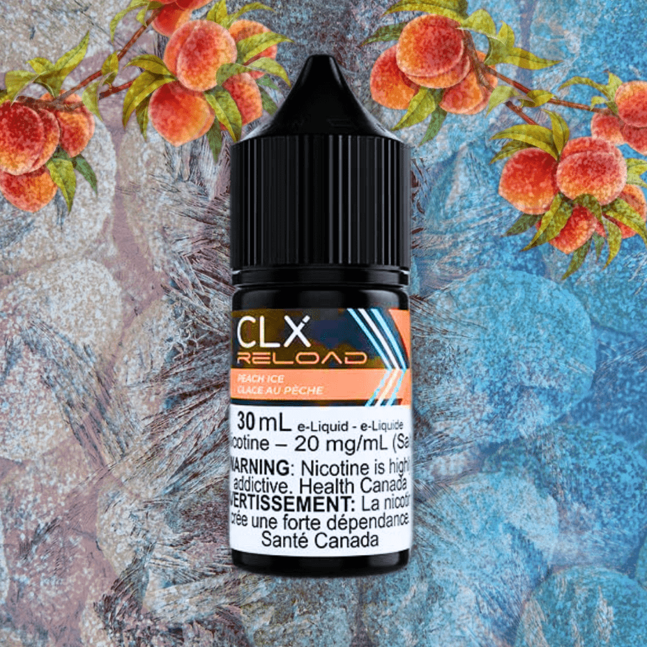 Peach Ice Salt by CLX Reload E-Liquid Steinbach Vape SuperStore and Bong Shop Manitoba Canada