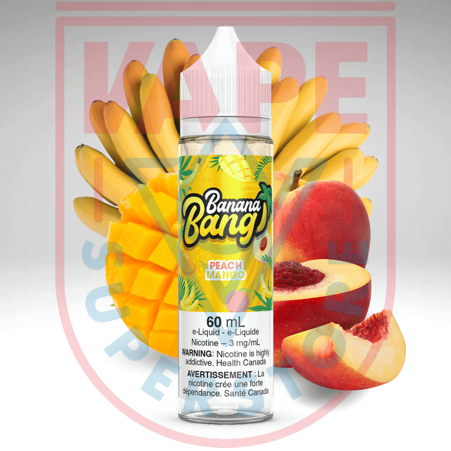 Peach Mango by Banana Bang E-Liquid Steinbach Vape SuperStore and Bong Shop Manitoba Canada