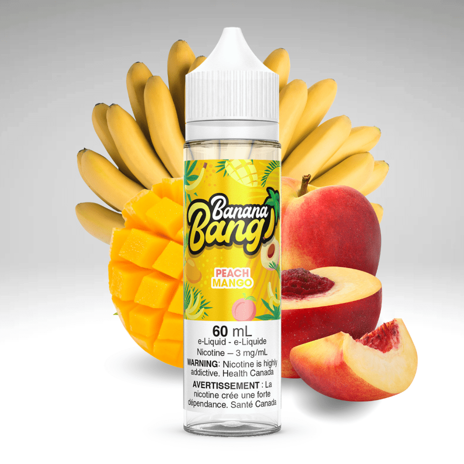 Peach Mango by Banana Bang E-Liquid Steinbach Vape SuperStore and Bong Shop Manitoba Canada