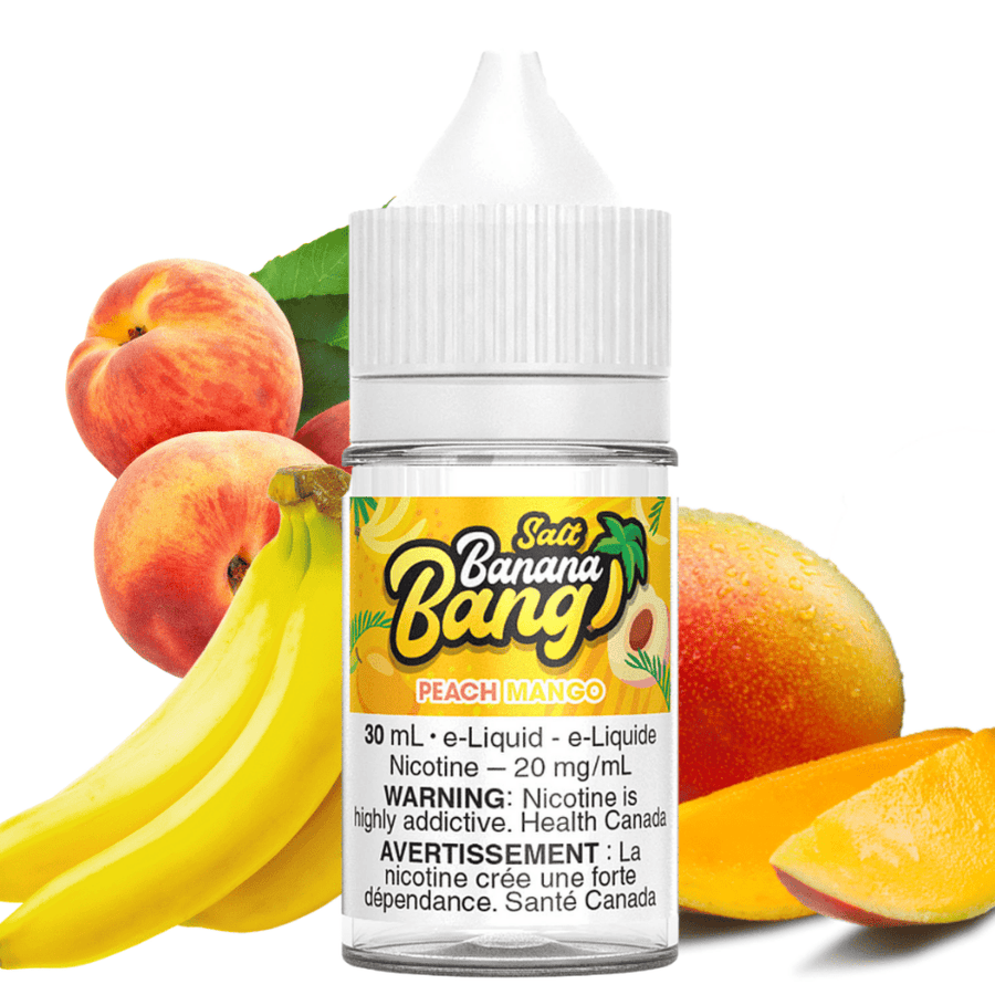 Peach Mango Salt by Banana Bang Salts 30ml / 12mg Steinbach Vape SuperStore and Bong Shop Manitoba Canada