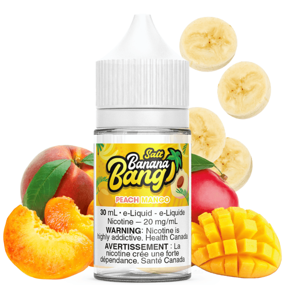 Peach Mango Salt by Banana Bang Salts 30ml / 20mg Steinbach Vape SuperStore and Bong Shop Manitoba Canada
