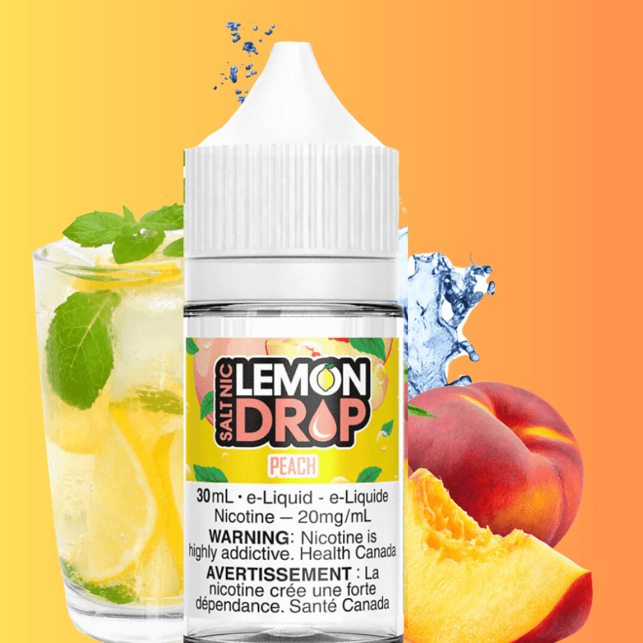 Peach Salts by Lemon Drop E-Liquid Steinbach Vape SuperStore and Bong Shop Manitoba Canada
