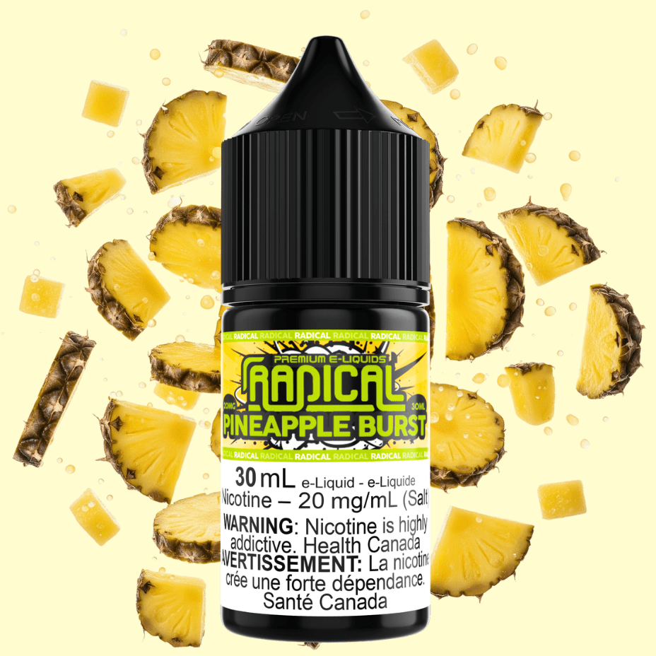 Pineapple Burst Salt Nic by Radical E-liquid Steinbach Vape SuperStore and Bong Shop Manitoba Canada