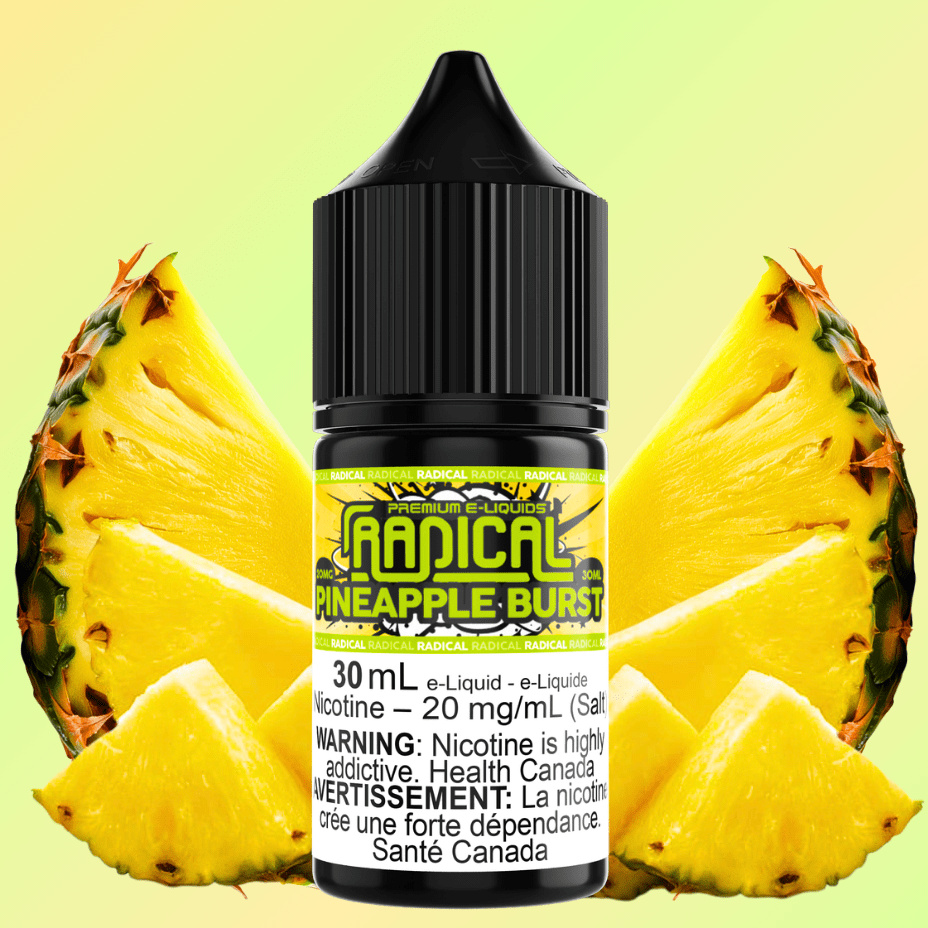 Pineapple Burst Salt Nic by Radical E-liquid Steinbach Vape SuperStore and Bong Shop Manitoba Canada