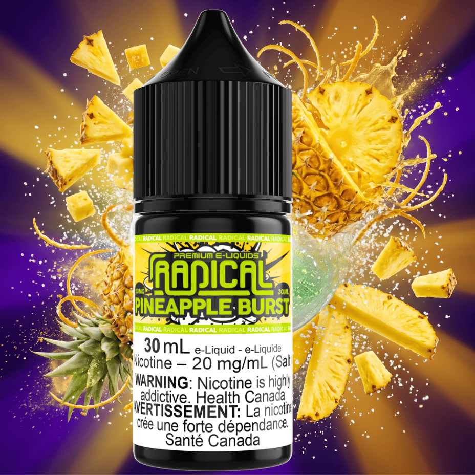 Pineapple Burst Salt Nic by Radical E-liquid Steinbach Vape SuperStore and Bong Shop Manitoba Canada
