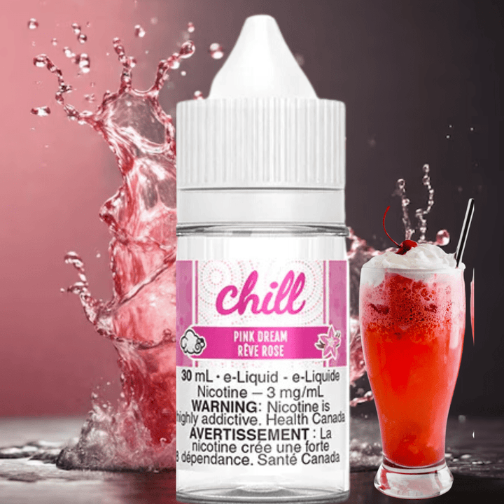 Pink Dream Salts by Chill E-Liquid Steinbach Vape SuperStore and Bong Shop Manitoba Canada