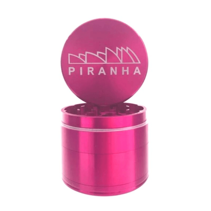 Piranha 4-Piece Grinder 2.5" Gold Steinbach Vape SuperStore and Bong Shop Manitoba Canada