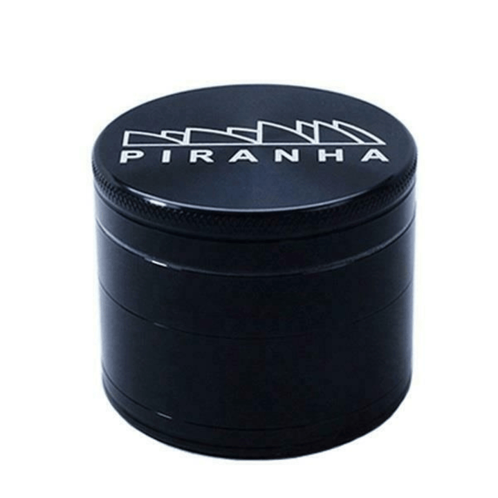 Piranha 4-Piece Grinder 2.5" Gold Steinbach Vape SuperStore and Bong Shop Manitoba Canada