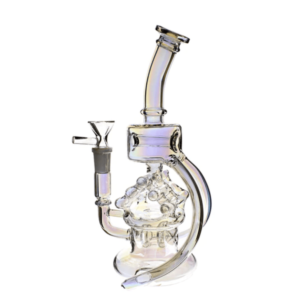 Plain Jane Glass-Holographic Recycler 12" Steinbach Vape SuperStore and Bong Shop Manitoba Canada