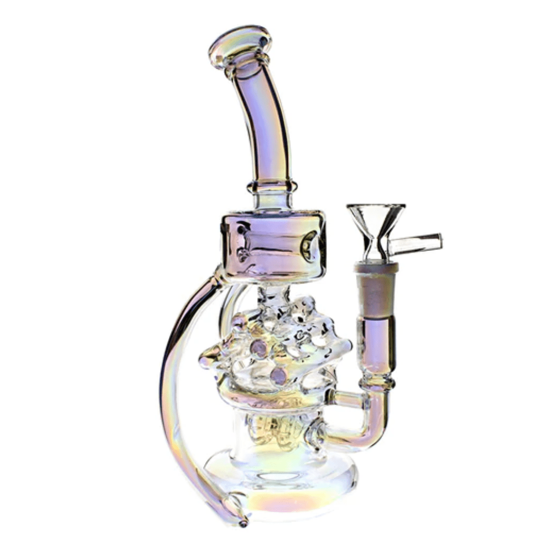 Plain Jane Glass-Holographic Recycler 12" Steinbach Vape SuperStore and Bong Shop Manitoba Canada