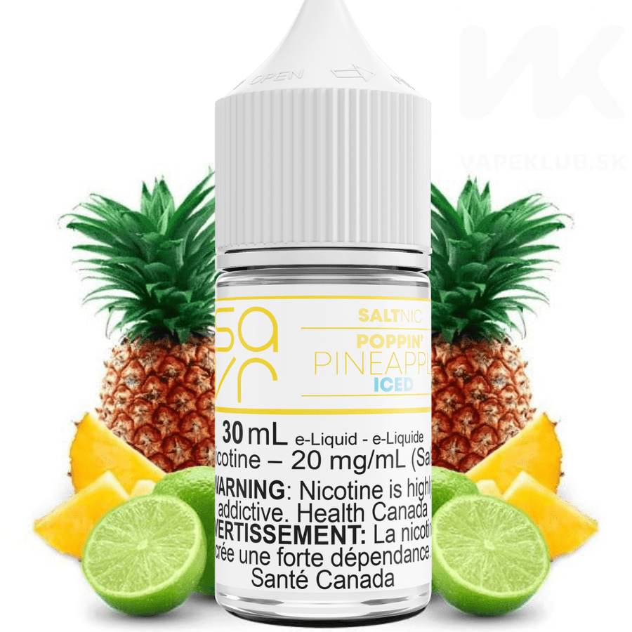 Poppin' Pineapple Ice by Savr E-Liquid 60mL / 3mg Steinbach Vape SuperStore and Bong Shop Manitoba Canada