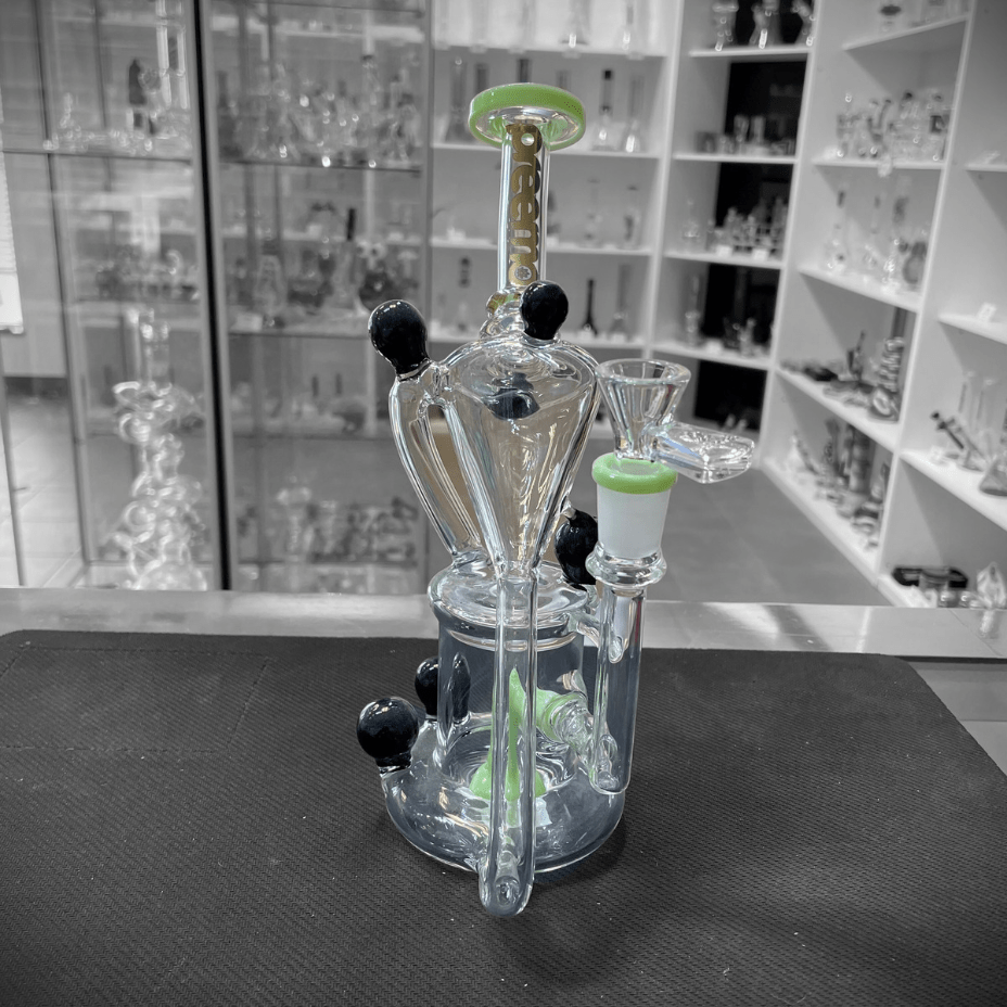 Preemo Glass Preemo Glass Bauble Recycler-9" 9" / Mint Green Preemo Glass Bauble Recycler-Steinbach Vape SuperStore & Bong Shop MB, Canada