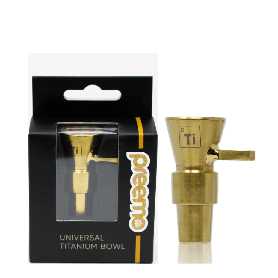 Preemo Titanium Universal Bowl Gold Steinbach Vape SuperStore and Bong Shop Manitoba Canada