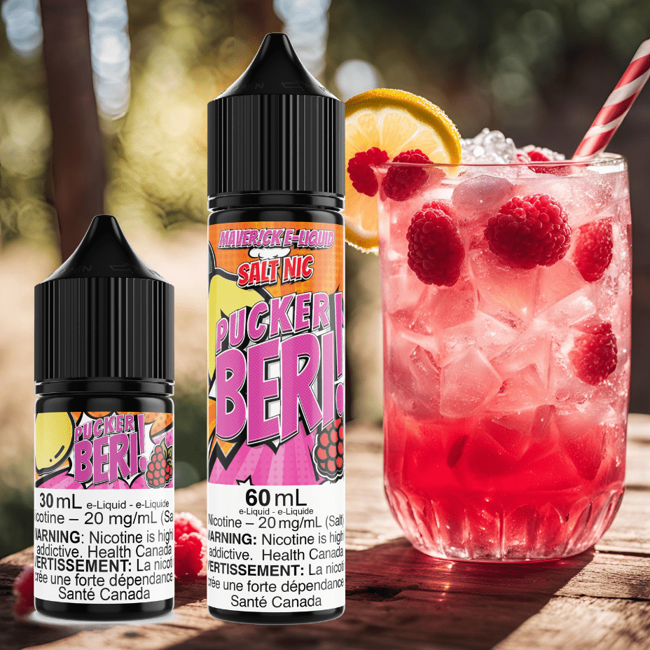 Pucker Beri Salt by Maverick E-Liquid-60mL Steinbach Vape SuperStore and Bong Shop Manitoba Canada