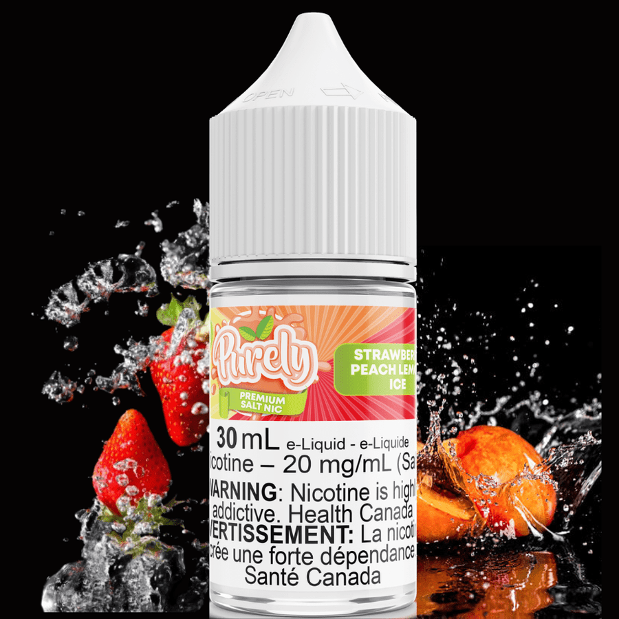 Purely E-Liquid Strawberry Peach Lemon Ice Salt Nic by Purely E-Liquid 30ml / 12mg Strawberry Peach Lemon Ice Salt Nic by Purely E-Liquid-Steinbach Vape