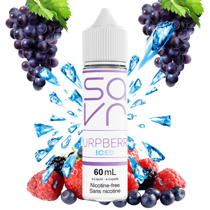 Purpberry Ice by Savr E-Liquid 60mL / 3mg Steinbach Vape SuperStore and Bong Shop Manitoba Canada