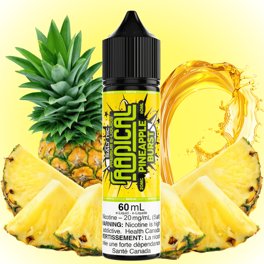 Radical 60ml Salt-Pineapple Burst 60ml / 20mg Steinbach Vape SuperStore and Bong Shop Manitoba Canada