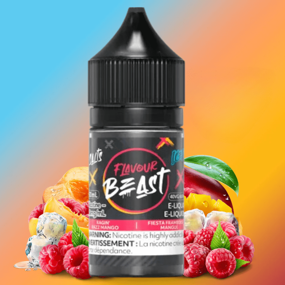 Ragin' Razz Mango Iced by Flavour Beast Salts 30ml / 20mg Steinbach Vape SuperStore and Bong Shop Manitoba Canada