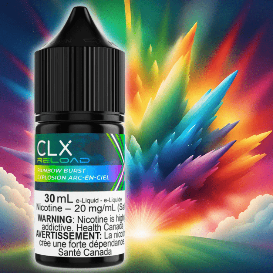 Rainbow Burst Salt by CLX Reload E-Liquid Steinbach Vape SuperStore and Bong Shop Manitoba Canada