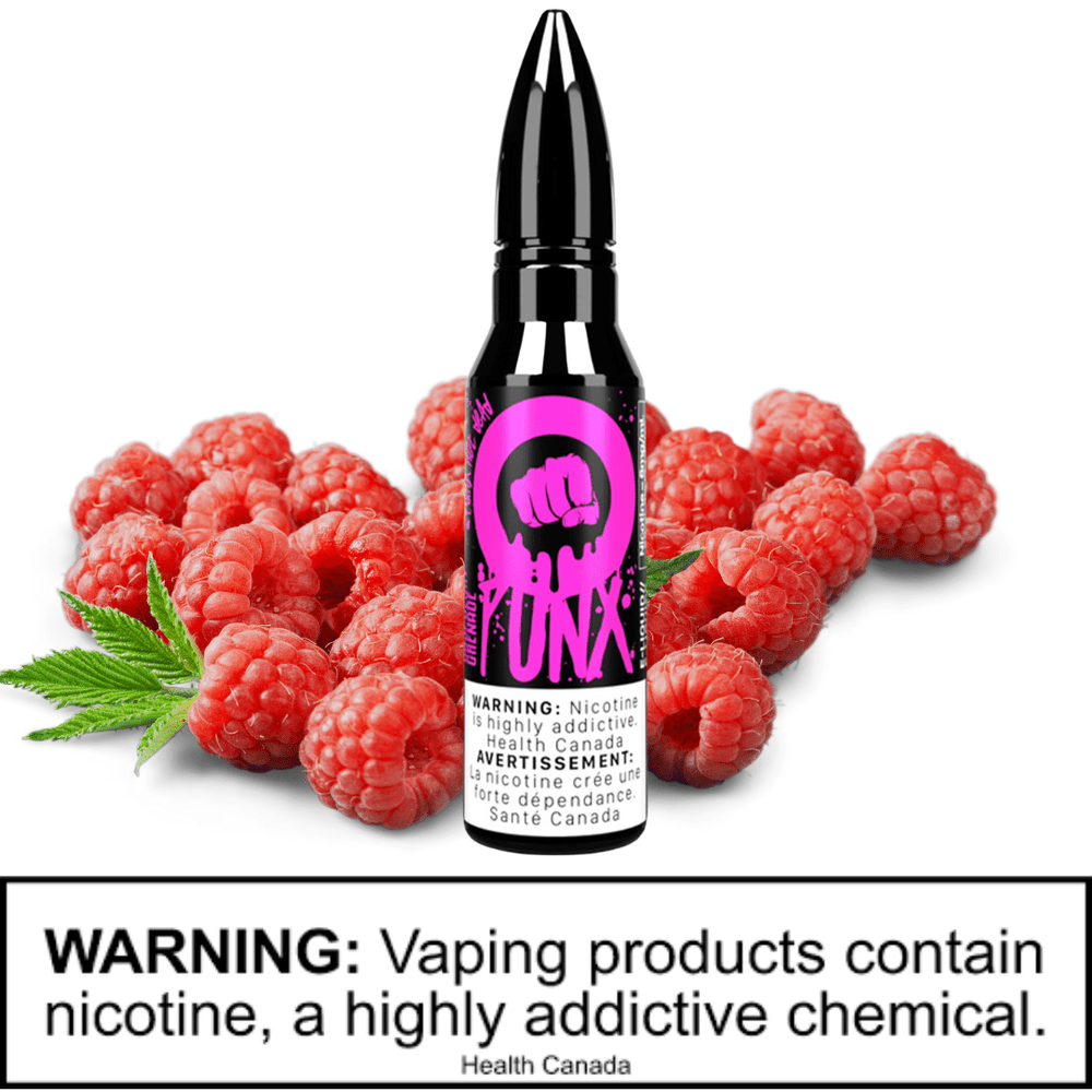 Raspberry Grenade by Riot Punx Steinbach Vape SuperStore and Bong Shop Manitoba Canada