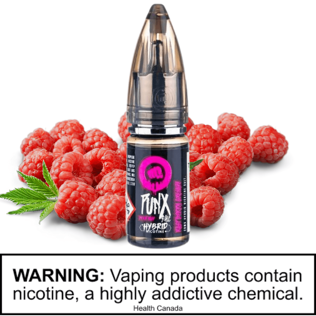 Raspberry Grenade Hybrid Salts by Riot Punx E-Liquid Steinbach Vape SuperStore and Bong Shop Manitoba Canada