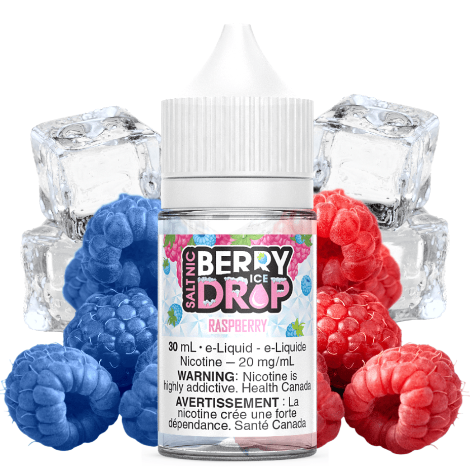Raspberry Ice Salt by Berry Drop E-Liquid 30ml / 12mg Steinbach Vape SuperStore and Bong Shop Manitoba Canada