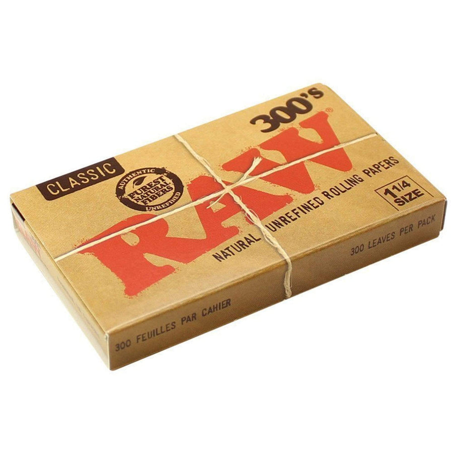 Raw 300s Natural Classic Rolling Papers 1 1/4 Steinbach Vape SuperStore and Bong Shop Manitoba Canada