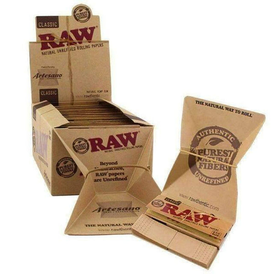 Raw Artesano Natural 1 1/4 Papers + Tips + Tray Steinbach Vape SuperStore and Bong Shop Manitoba Canada