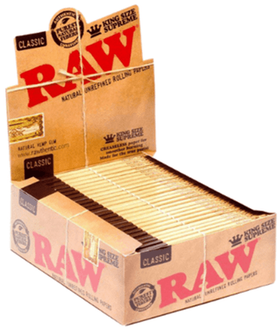 Raw Classic King Size Supreme Rolling Papers Steinbach Vape SuperStore and Bong Shop Manitoba Canada