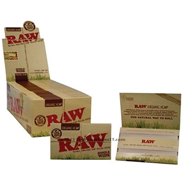 Raw Organic Unbleached Single Wide Double Window Rolling Papers Steinbach Vape SuperStore and Bong Shop Manitoba Canada