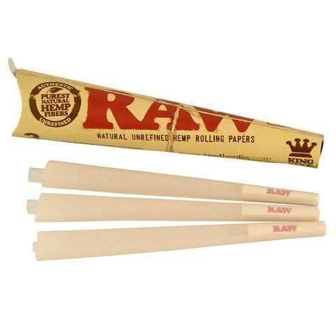 Raw Pre-Rolled Cones King Size-3pkg Steinbach Vape SuperStore and Bong Shop Manitoba Canada