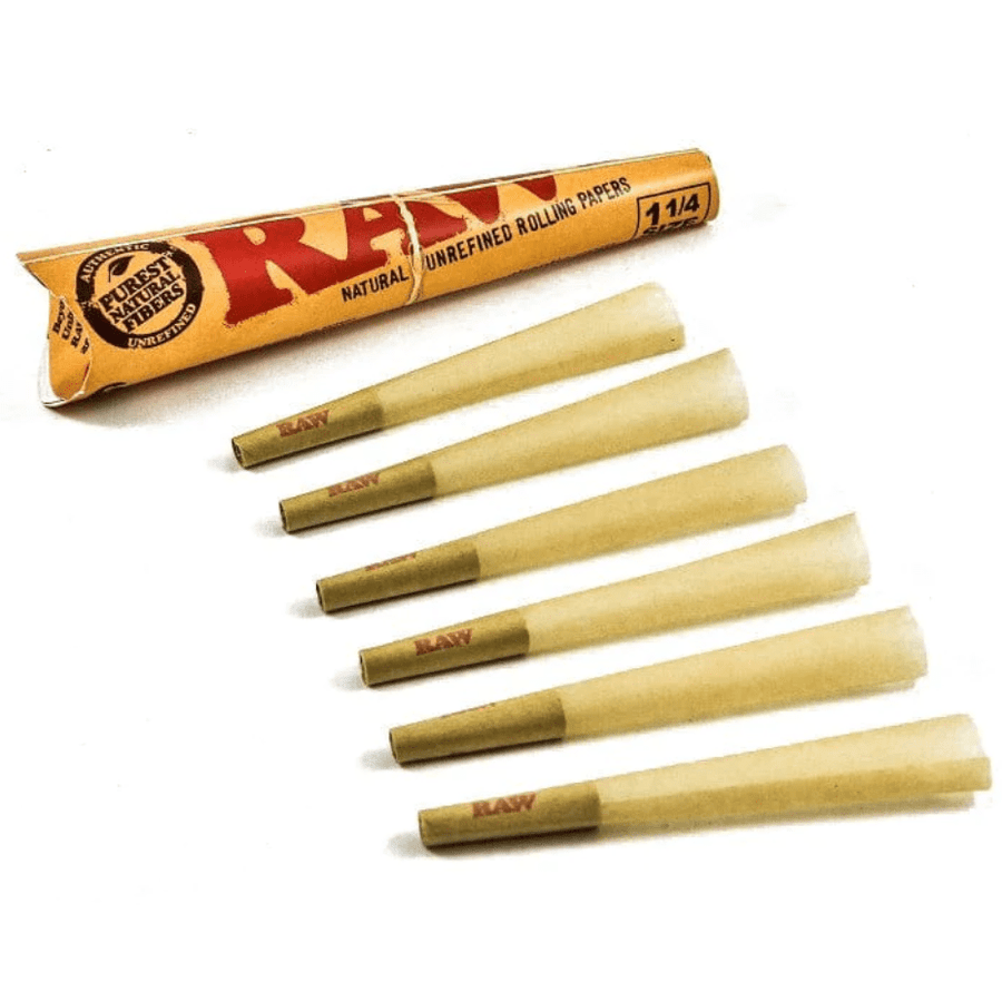 RAW Pre-Rolled Cones Organic Hemp-1 1/4" Steinbach Vape SuperStore and Bong Shop Manitoba Canada
