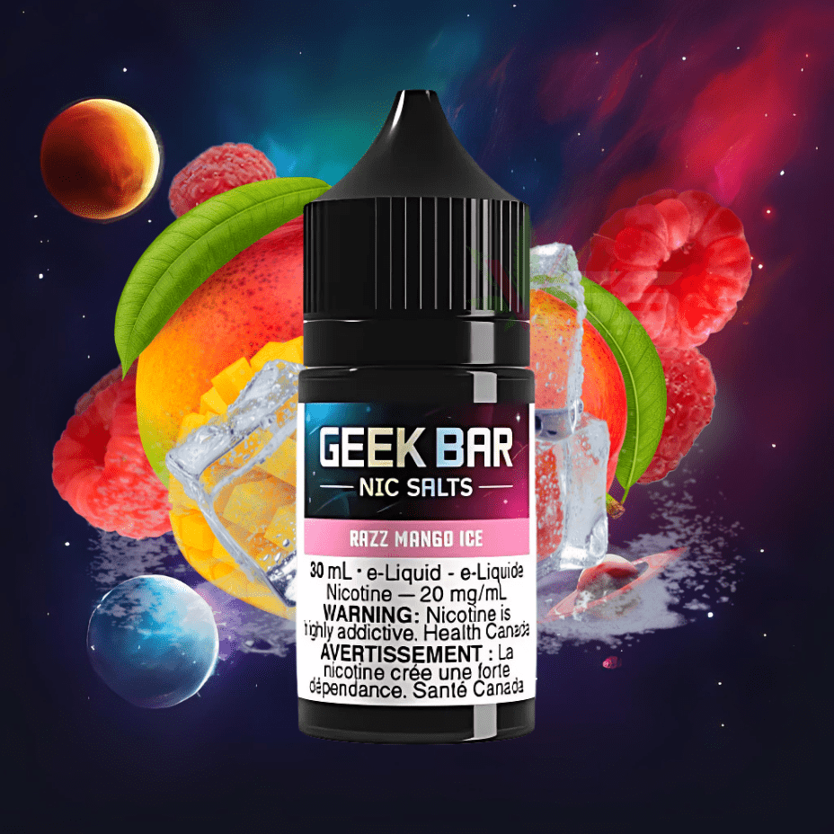 Razz Mango Ice By Geek Bar Nic Salt Steinbach Vape SuperStore and Bong Shop Manitoba Canada
