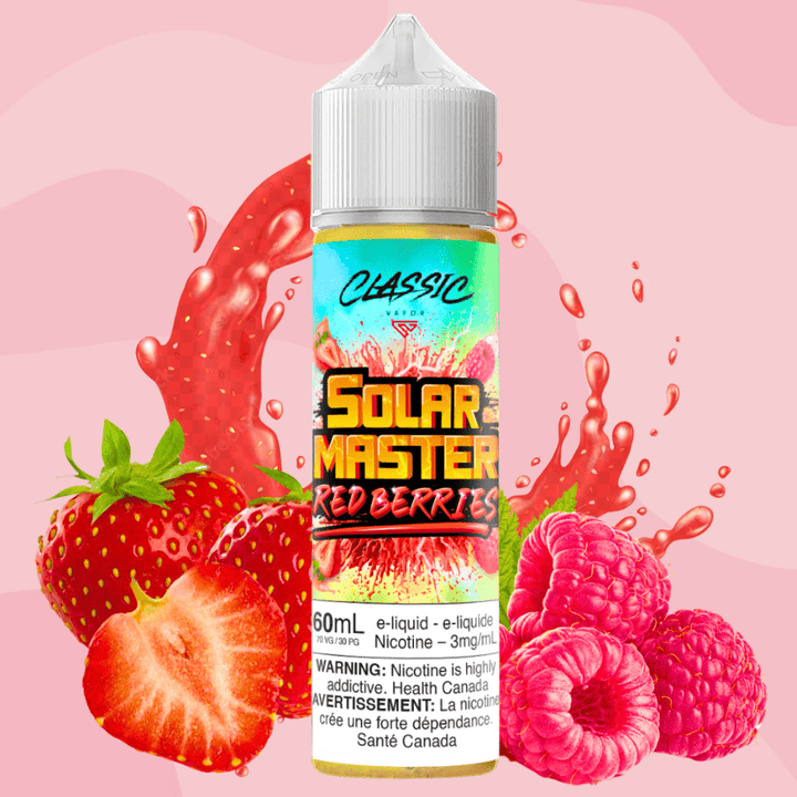 Red Berries by Solar Master E-Liquid Steinbach Vape SuperStore and Bong Shop Manitoba Canada