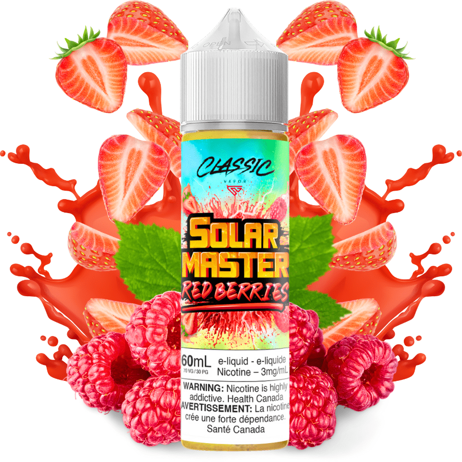 Red Berries by Solar Master E-Liquid Steinbach Vape SuperStore and Bong Shop Manitoba Canada