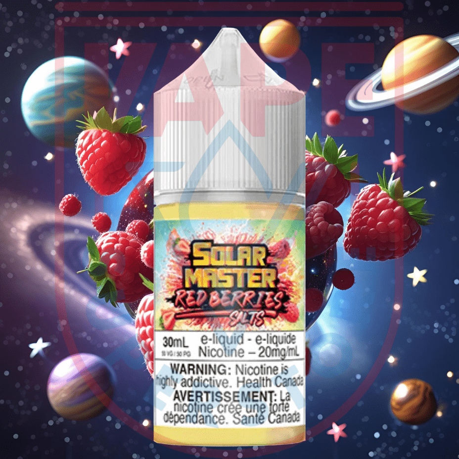 Red Berries Salt by Solar Master E-liquid Steinbach Vape SuperStore and Bong Shop Manitoba Canada