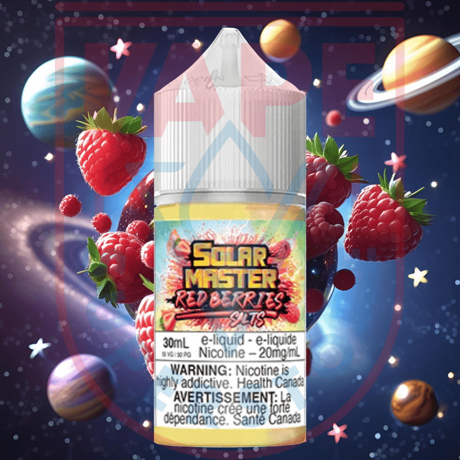 Red Berries Salt by Solar Master E-liquid Steinbach Vape SuperStore and Bong Shop Manitoba Canada
