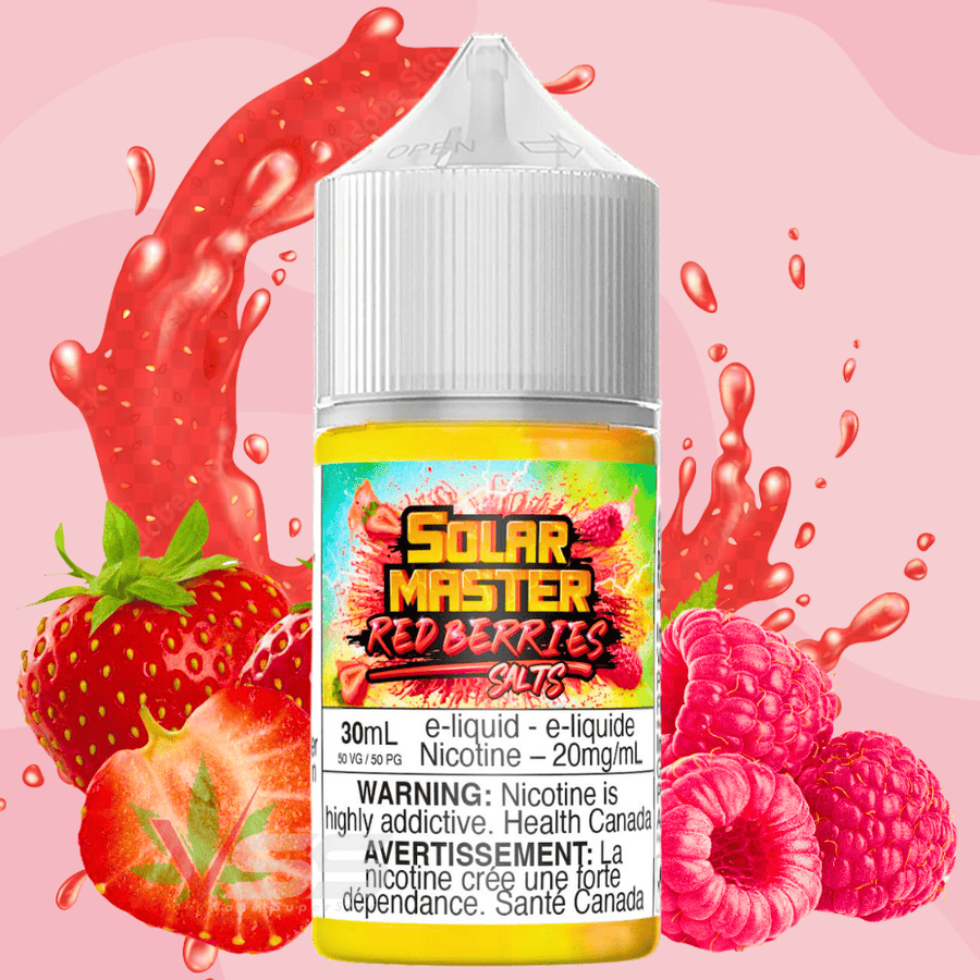 Red Berries Salt by Solar Master E-liquid Steinbach Vape SuperStore and Bong Shop Manitoba Canada