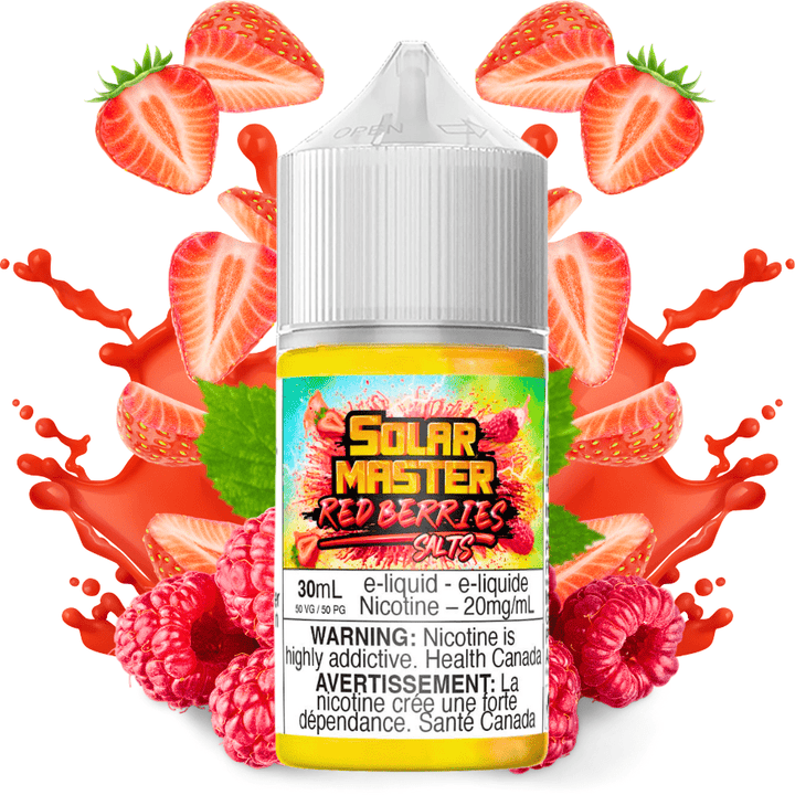 Red Berries Salt by Solar Master E-liquid Steinbach Vape SuperStore and Bong Shop Manitoba Canada