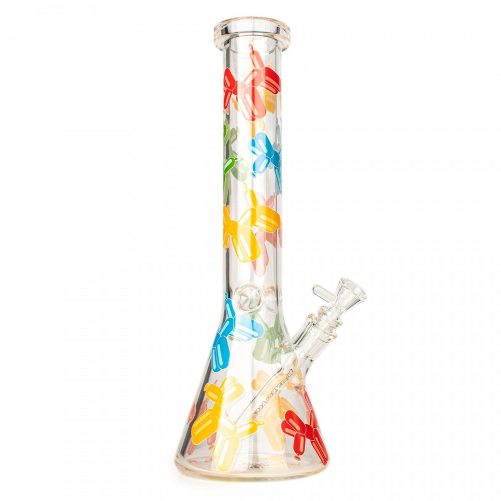 Red Eye 7mm Balloon Dog Beaker-15" Steinbach Vape SuperStore and Bong Shop Manitoba Canada