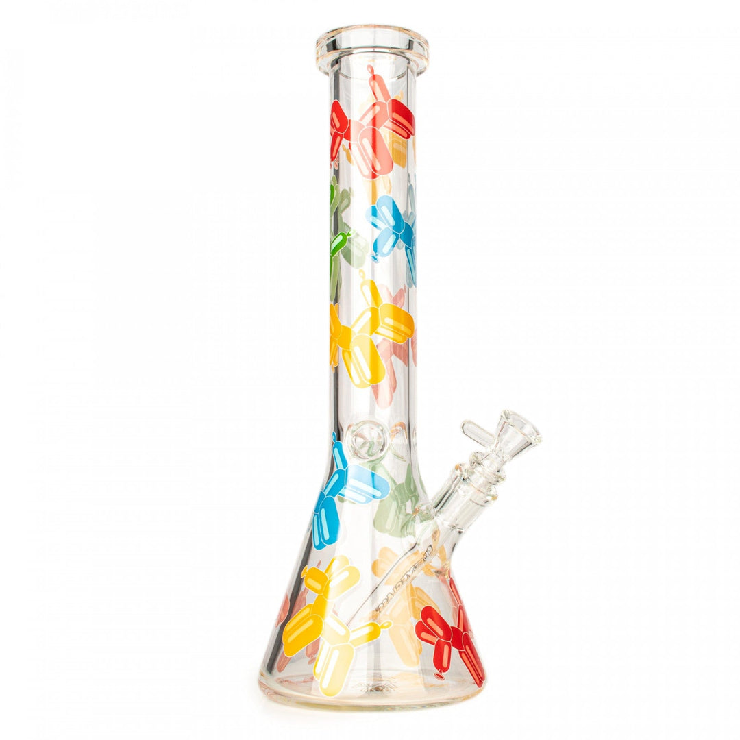 Red Eye 7mm Balloon Dog Beaker-15" Steinbach Vape SuperStore and Bong Shop Manitoba Canada