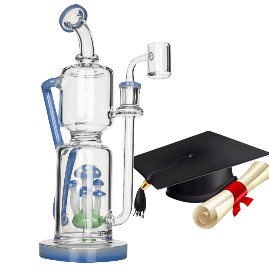 Red Eye 7mm Teacher Concentrate Recycler Rig-12" 12" / Purple Slym Steinbach Vape SuperStore and Bong Shop Manitoba Canada